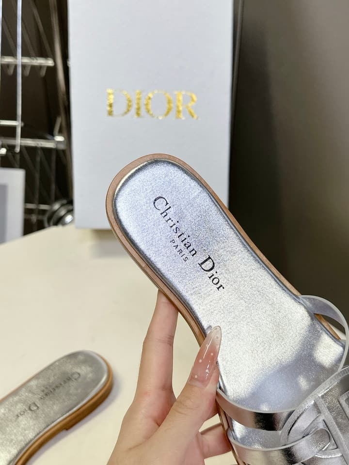 Dior CD Slides – 25SS in Black