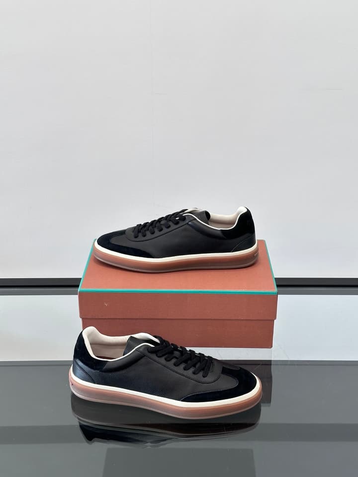Loro Piana WeekendWalk Suede Sneakers in Cream Suede