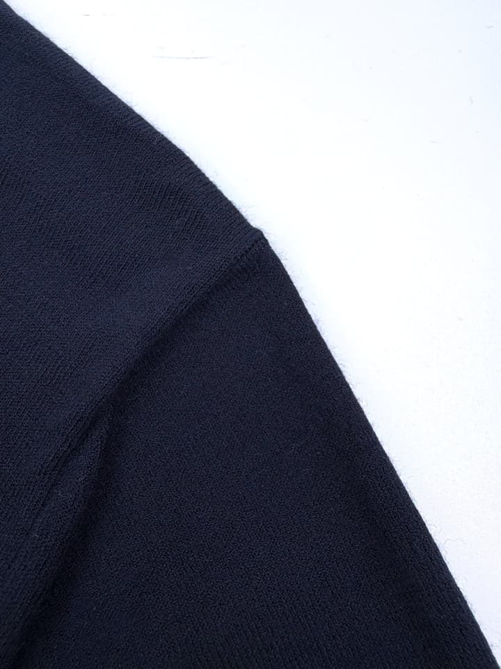 Prada Embroidered Zipper Long-Sleeve Polo Shirt