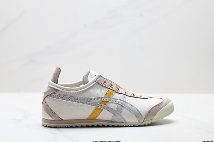 Onitsuka Tiger NIPPON MADE MEXICO 66 DELUXE Sneakers in Cream Yellow Taupe