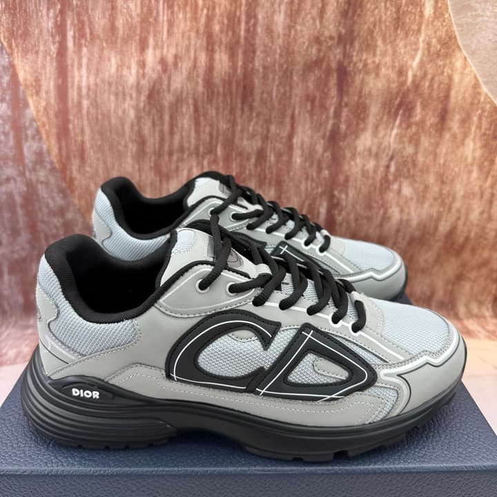 Dior B30 Unisex Sneakers in Glossy Black