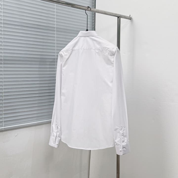 Dior Classic Silver CD Metal Waist Shirt in Black