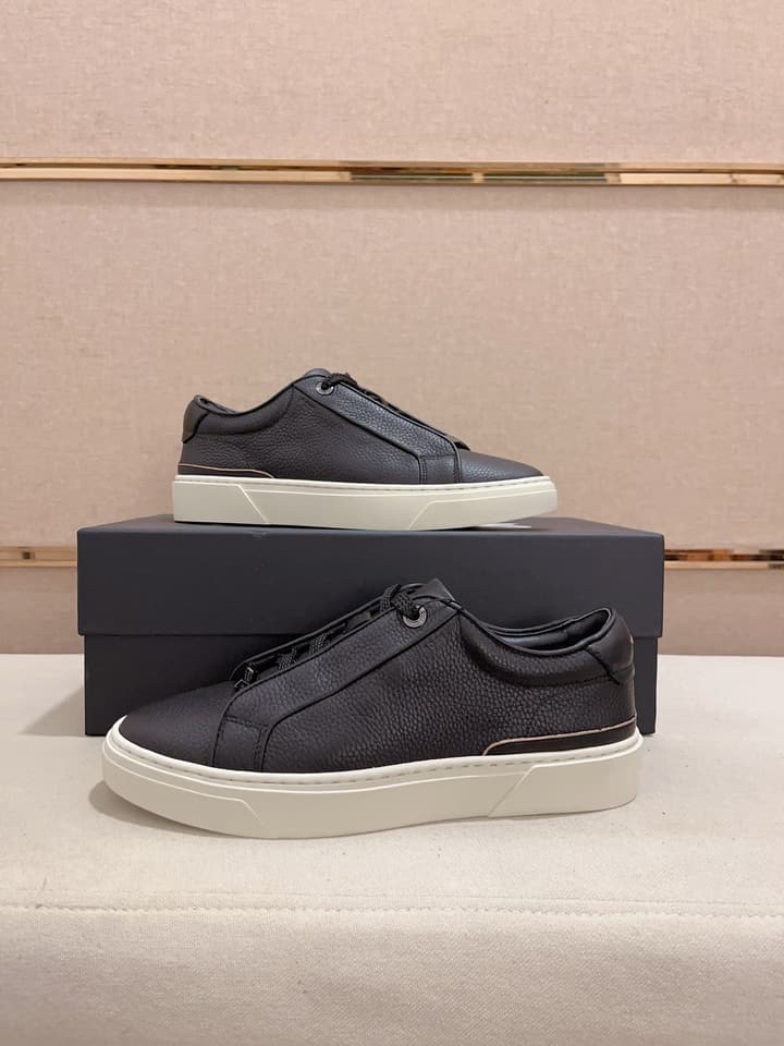 Boss Premium Casual Men's Sneakers in Black Monochromatic