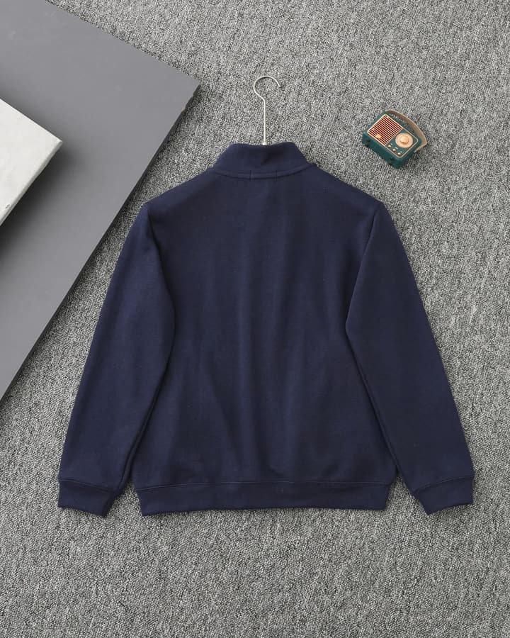 Ralph Lauren Old Money Full-Zip Sweatshirt – 25SS in Navy Blue