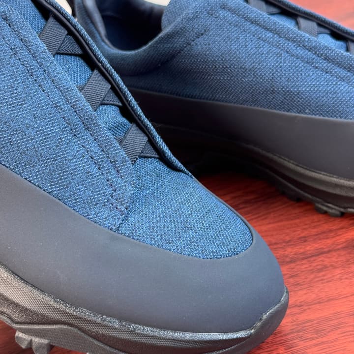 Zegna Triple Stitch Monte Canvas Sneakers