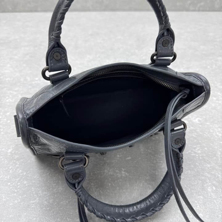 Balenciaga Le City Mini Bag – 2024 in Volcanic Rock Grey