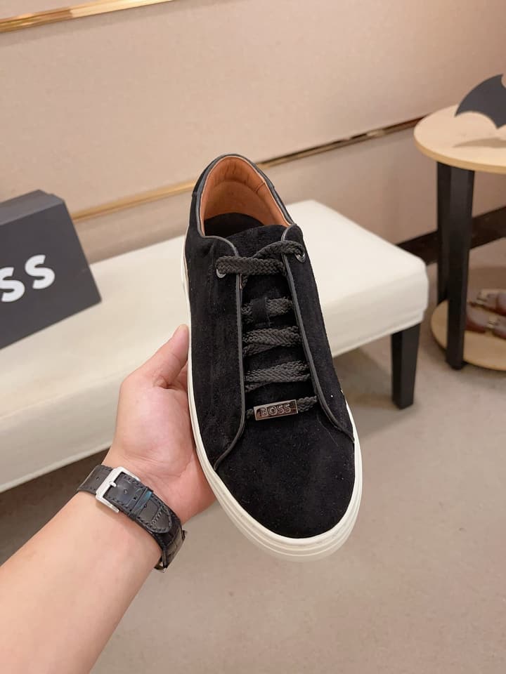 Boss Latest Casual Men's Sneakers in Black Monochromatic