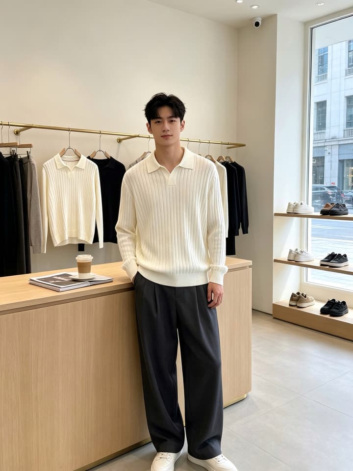 Loro Piana Wool and Cashmere Sweater Jacket