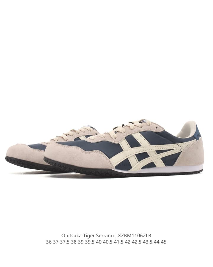Onitsuka Tiger SERRANO™ Unisex Sneakers in Dark Navy And Beige