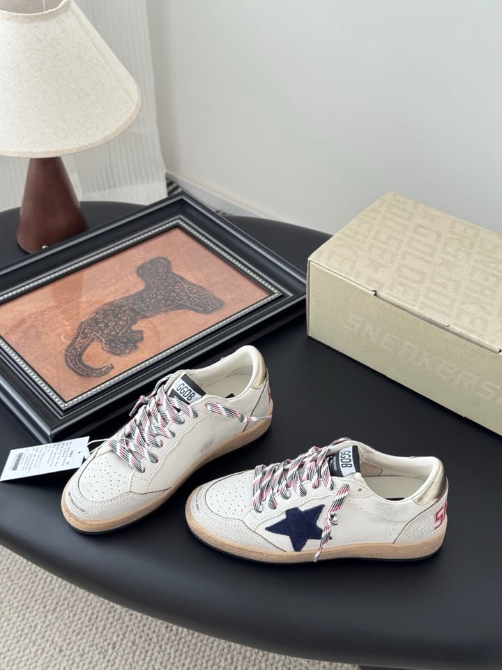 Golden Goose Distressed Graffiti Sneakers