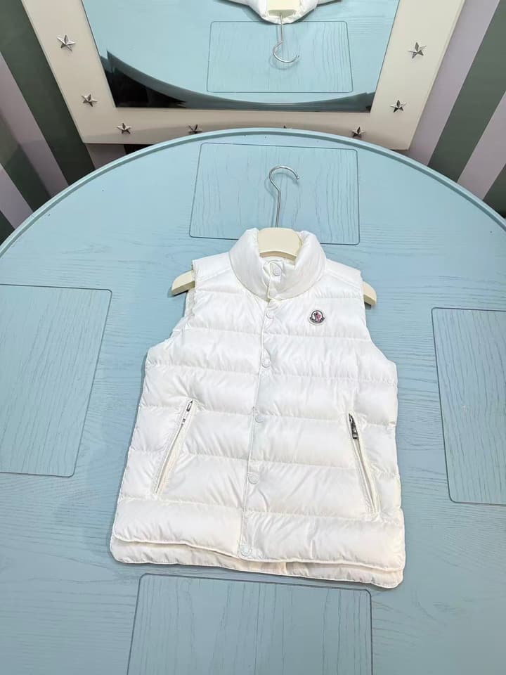 Moncler Kids Puffer Vest – 2025SS/FW Collection in Black