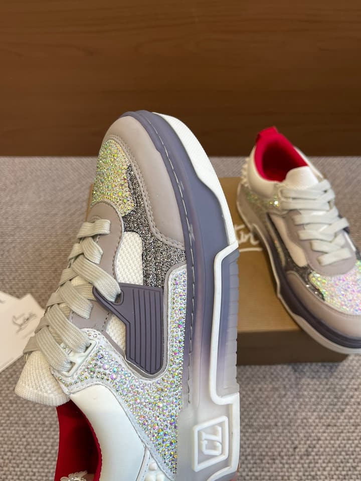 Christian Louboutin Astroloubi Color-Block Sneakers