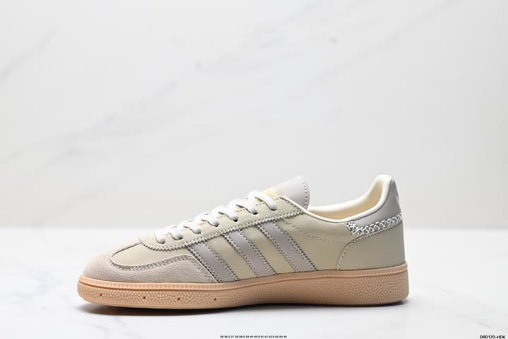 Adidas Handball Spezial Retro Suede Sneakers in Burgundy White Stripes