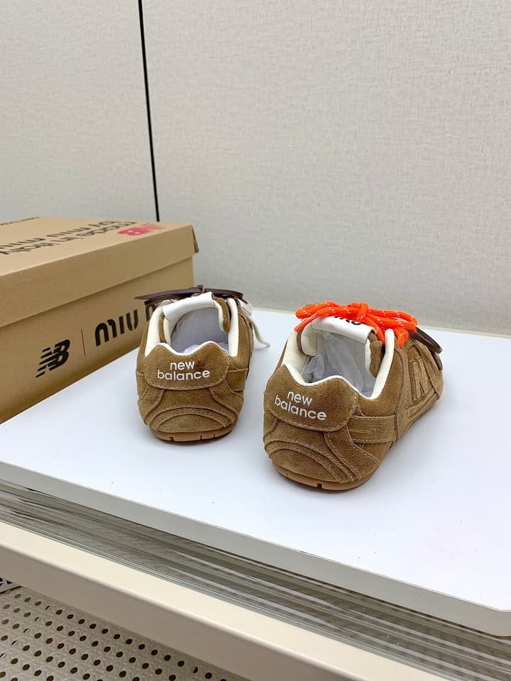 Miu Miu x New Balance Collaboration Runway Sneakers – 2024 in Distressed Grey