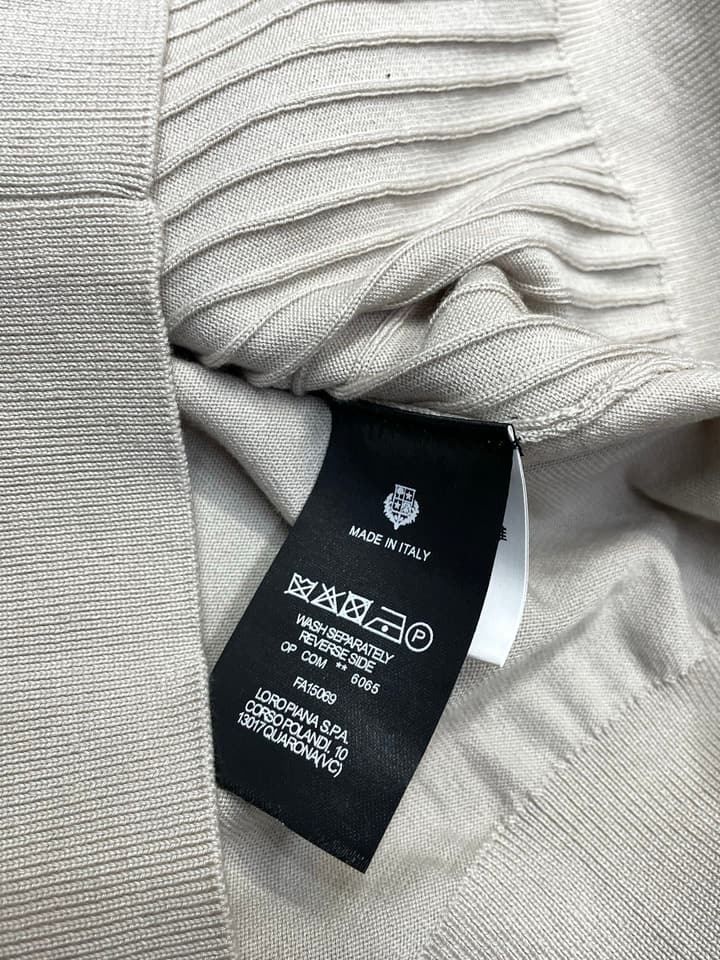 Loro Piana Men's Casual Knit Sweater in Black