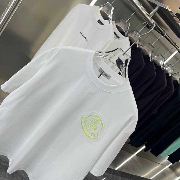 Moncler Patch Embroidery Casual T-Shirt – 2026SS in Black