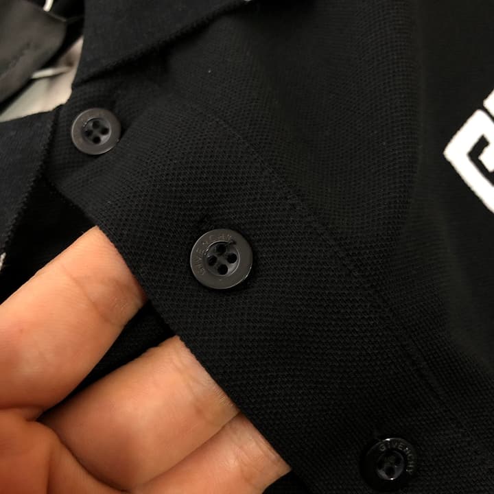 Givenchy Jacquard Logo Polo Shirt – Spring/Summer Collection – 2026SS in Black