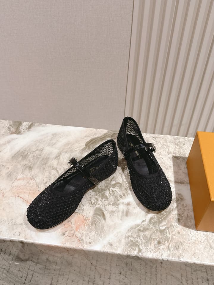Louis Vuitton Ballet Flats – 2025SS in Black