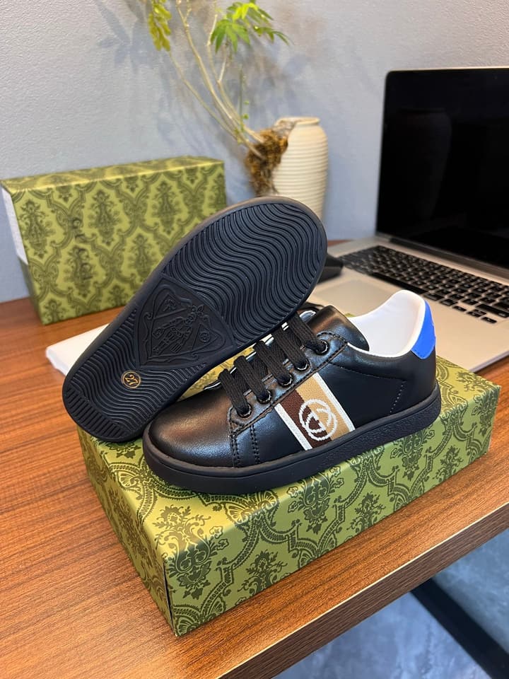 Gucci Kids Sheepskin-Lined Sneakers – Kids Collection