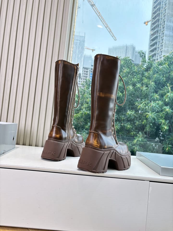SMFK Platform Over-the-Knee Boots – 2025 Autumn/Winter Collection in Black