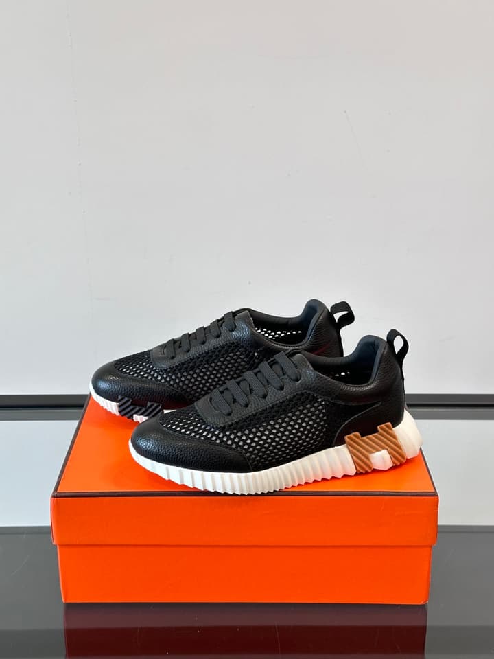 Hermès Bouncing Sneakers in White