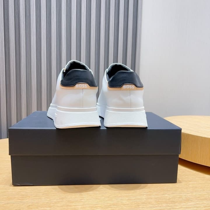 Boss Classic Driving Shoes in Black With Polished Toe