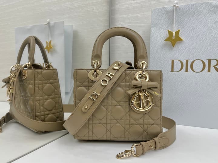 Dior Lady Dior My ABCDior Bow Handbag in Classic Black
