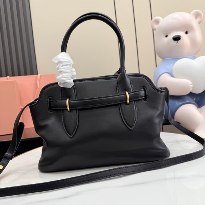 Miu Miu Aventure Leather Shoulder Bag