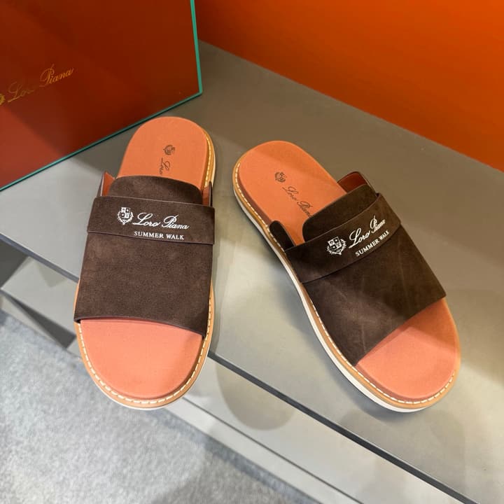 Loro Piana Summer Walk Crisscross Mules