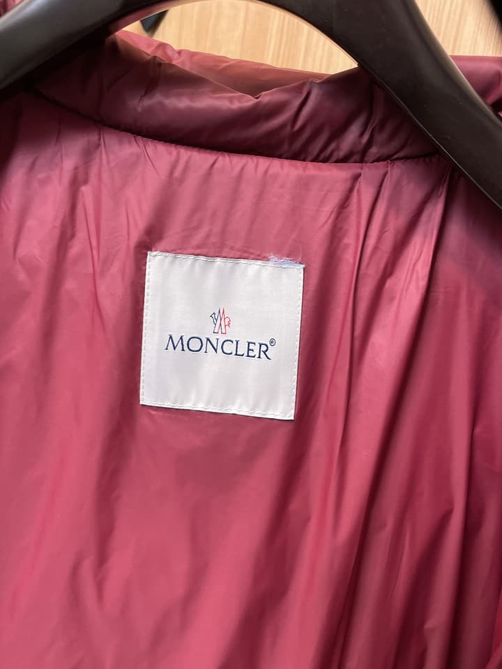Moncler Stand Collar Embossed Down Jacket – Limited Edition in Black