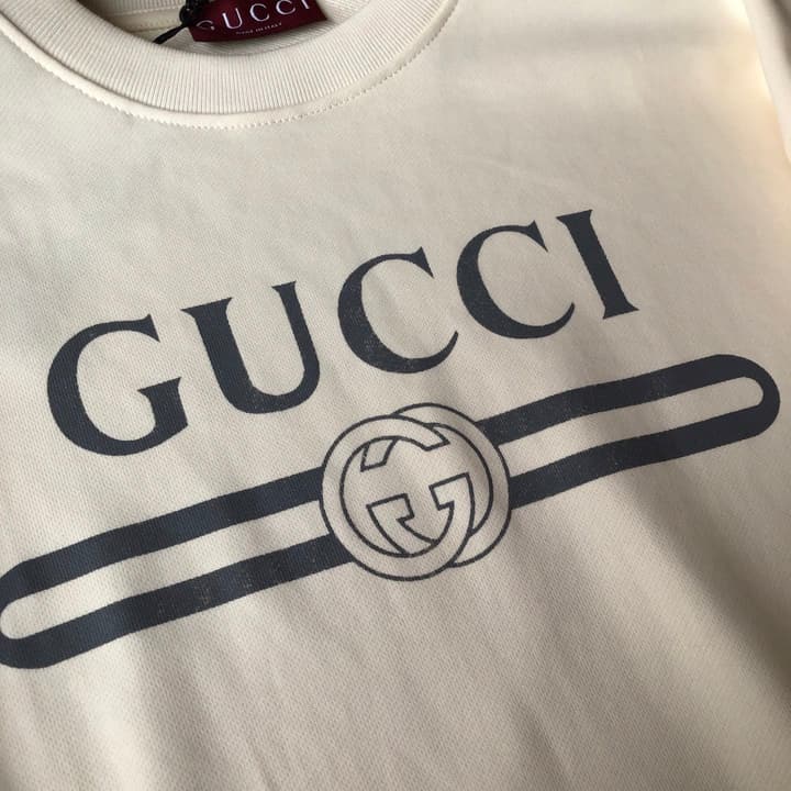 Gucci Classic Logo Crewneck Sweatshirt – 2025FW in Classic Black