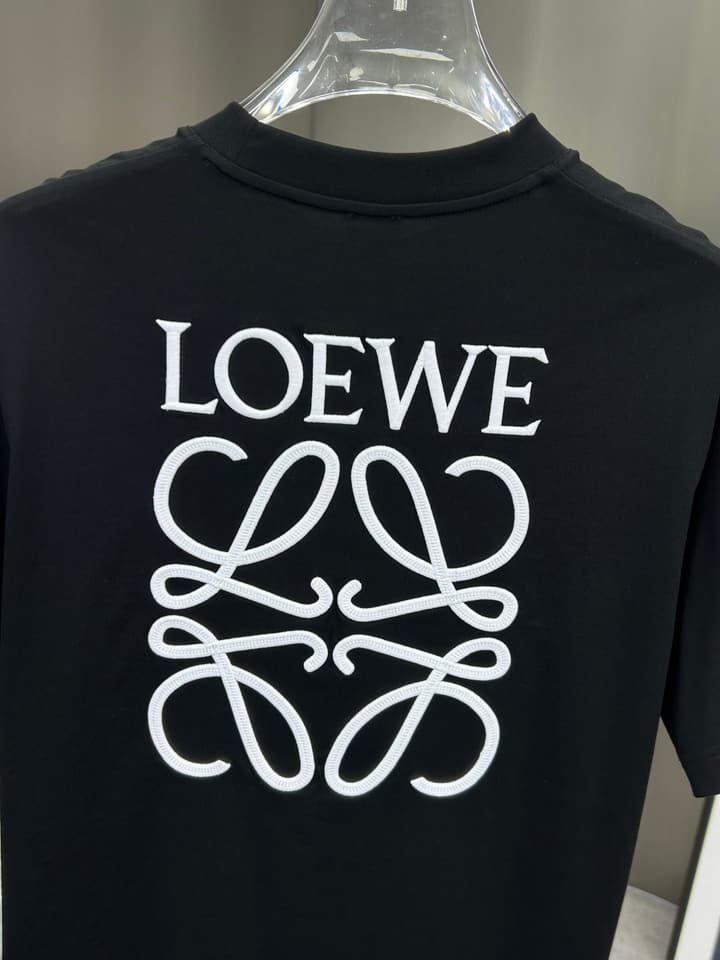 Loewe 3D Logo High-Count Cotton T-Shirt – 2026SS in Black