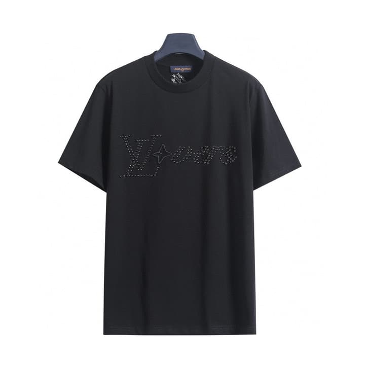 Louis Vuitton Rivet Embroidered T-Shirt – 26SS in Black