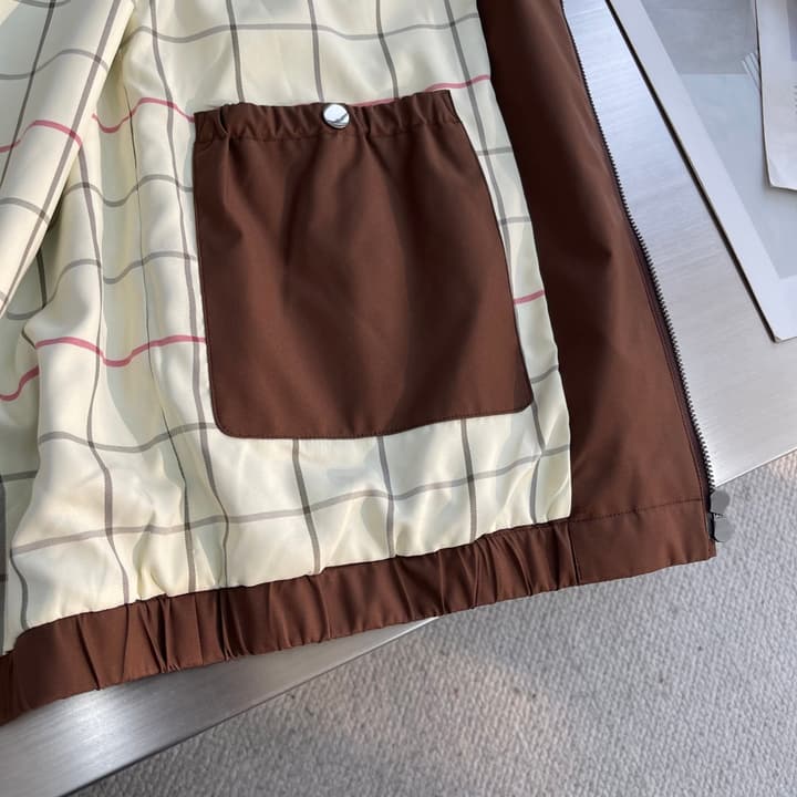 Loro Piana WindBelt Storm System Flight Jacket in Russet Brown