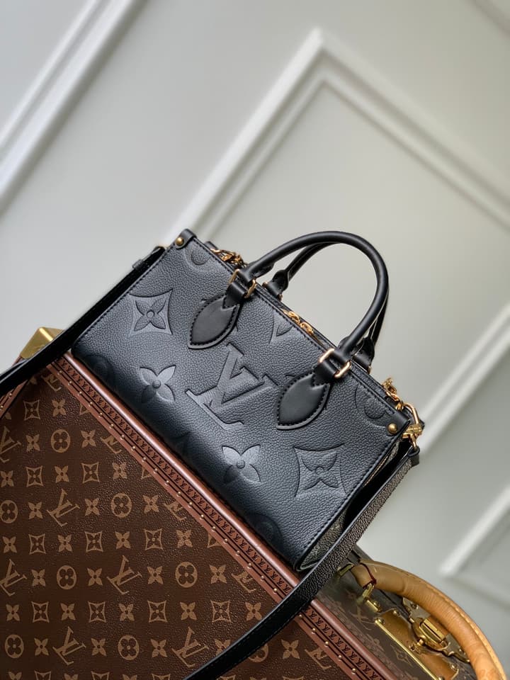 Louis Vuitton OnTheGo East West Monogram Empreinte Bag in Black Monogram Empreinte