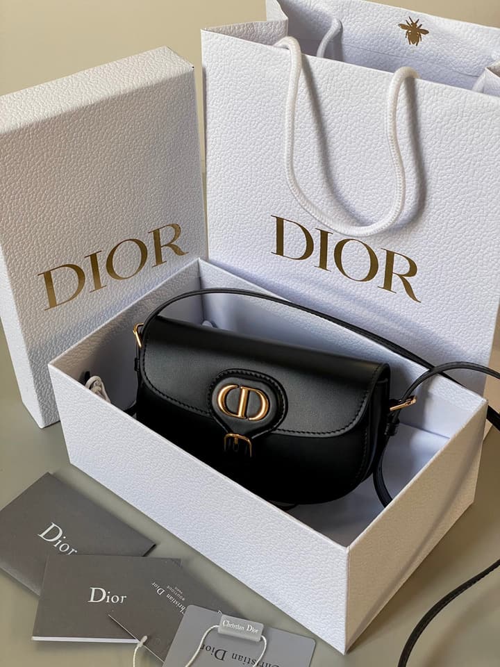 Dior Mini Bobby New Edition Crossbody Bag in Black