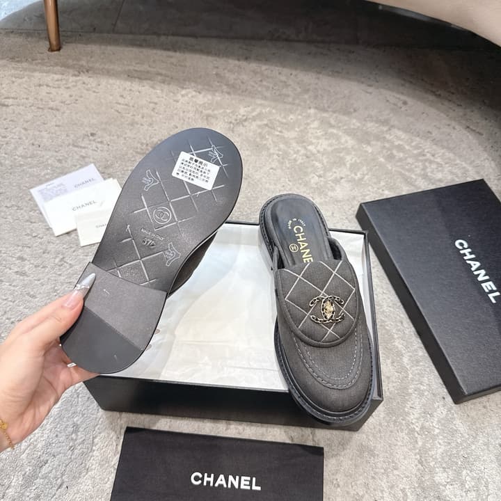 Chanel Quilted Leather Schoolbag Buckle Loafers – 26B Collection