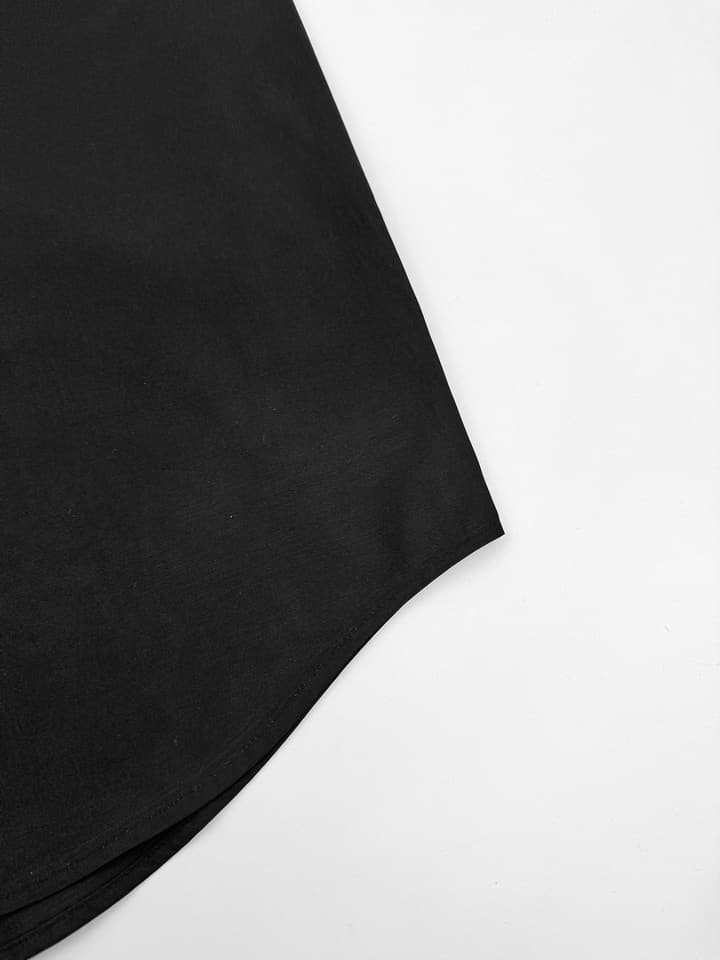 Louis Vuitton Beaded Signature Silk Blend Shirt in Matte Black With Beaded Logo