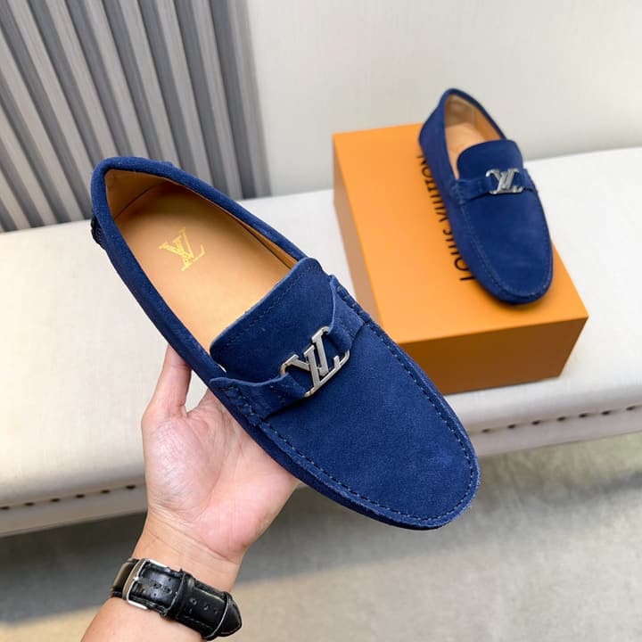 Louis Vuitton Monte Carlo Moccasin Loafers in Black Smooth Leather