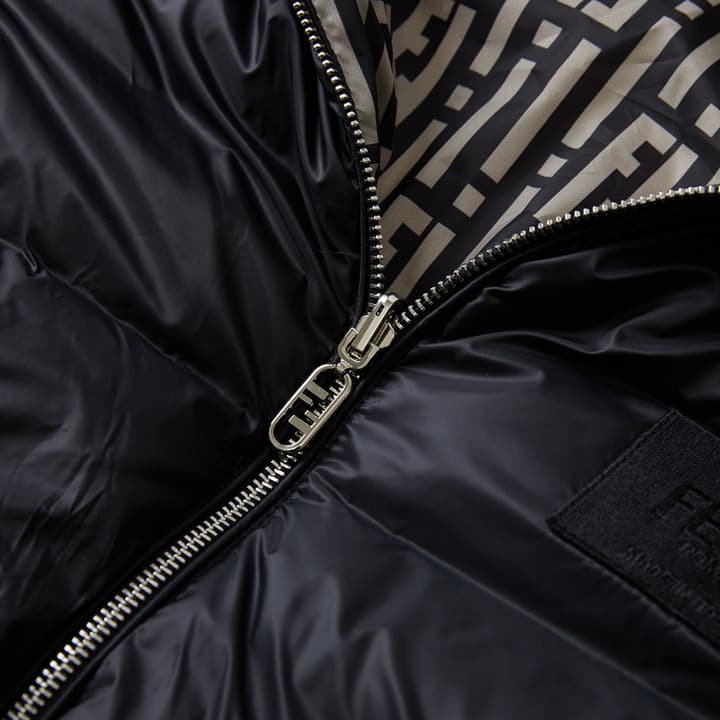 Fendi Reversible Down Jacket in Ff Stripes Pattern