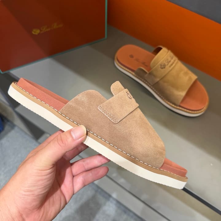 Loro Piana Summer Walk Crisscross Mules