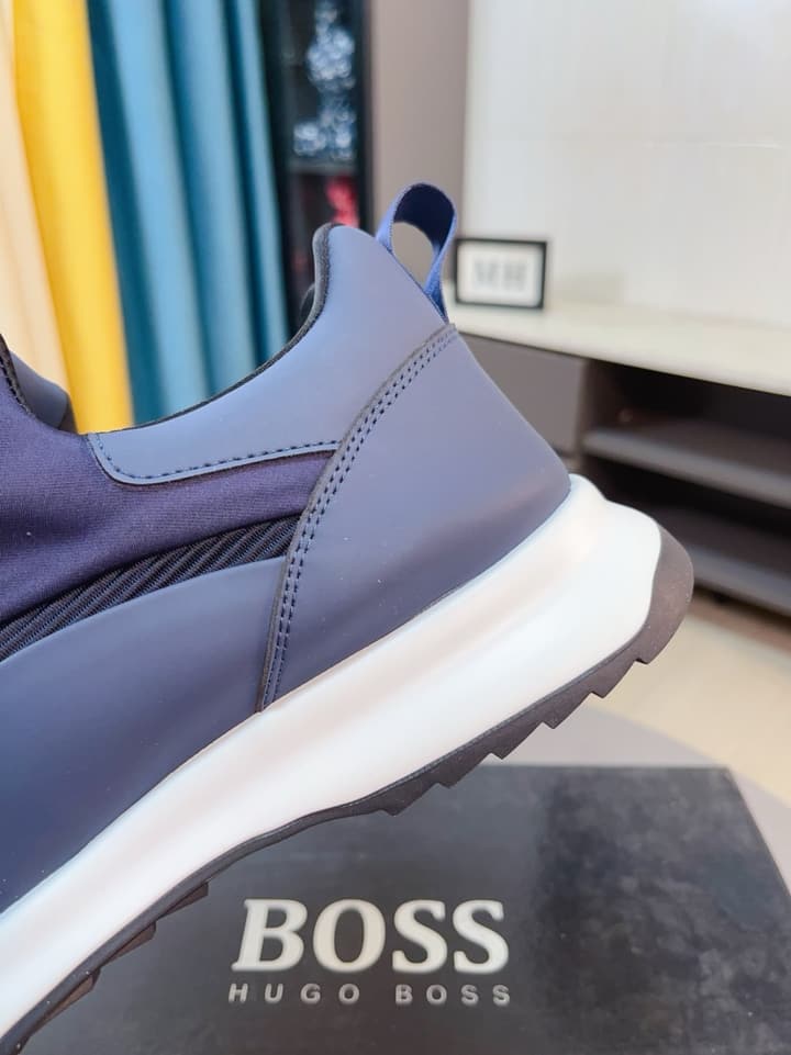 Boss Classic Suede and Waterproof Casual Sneakers