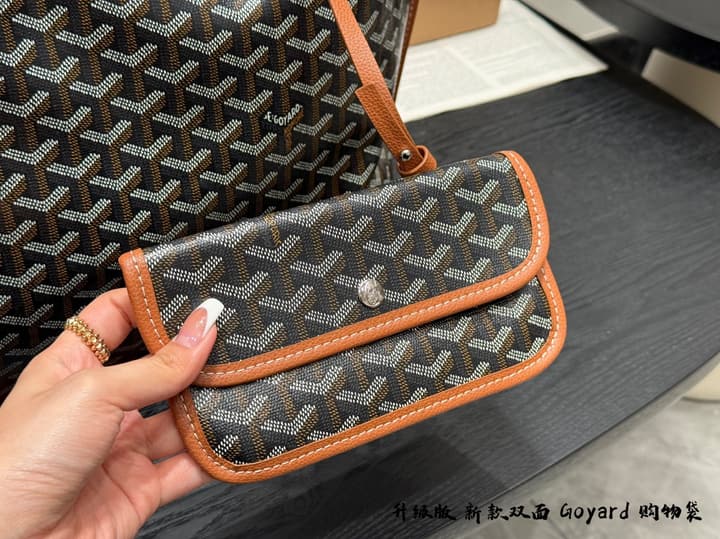 Goyard Reversible Tote Bag in All Black