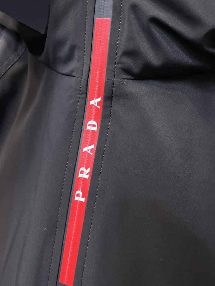 Prada Linea Rossa Gore-Tex Hooded Puffer Jacket in Black Hooded Anorak