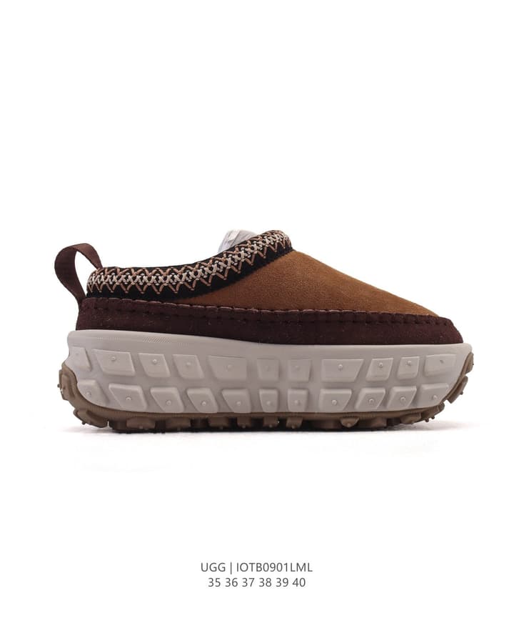 UGG Tire Sole Cotton Slippers Snow Boots in White