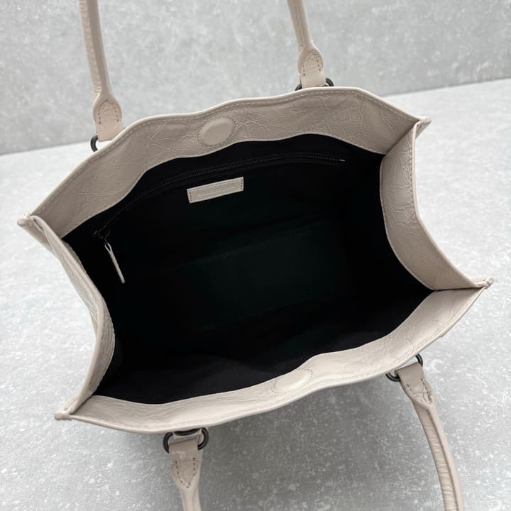 Balenciaga Le City Small Tote Bag – Almond in Almond