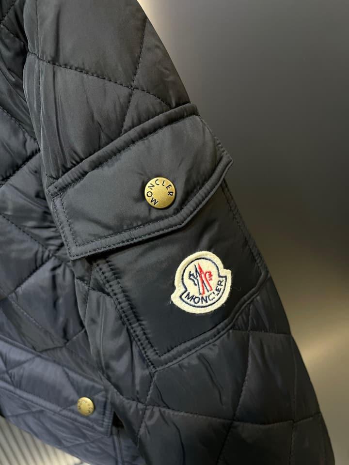 Moncler Quilted Padded Jacket – 2025 Collection in Black Quilted