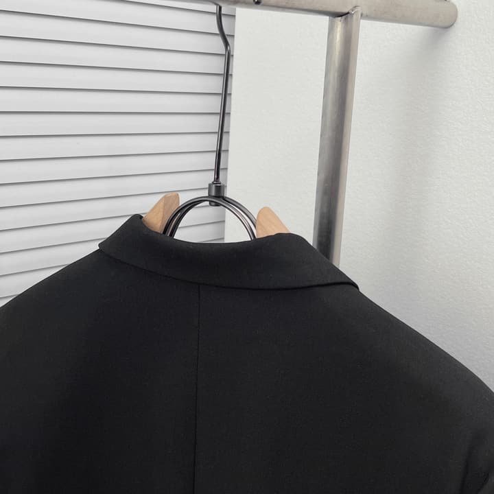 Saint Laurent Iconic Double-breasted Blazer in Classic Black