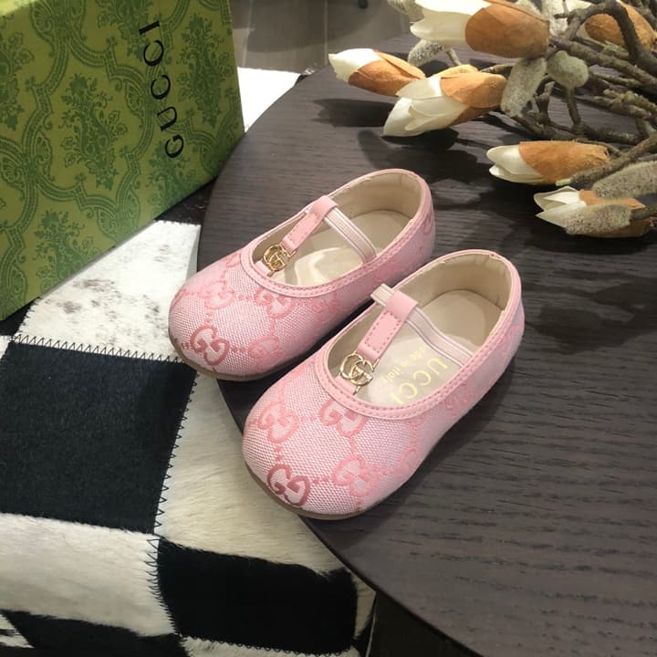 Gucci Kids Footwear – Kids Collection in Beige/brown Gg Monogram