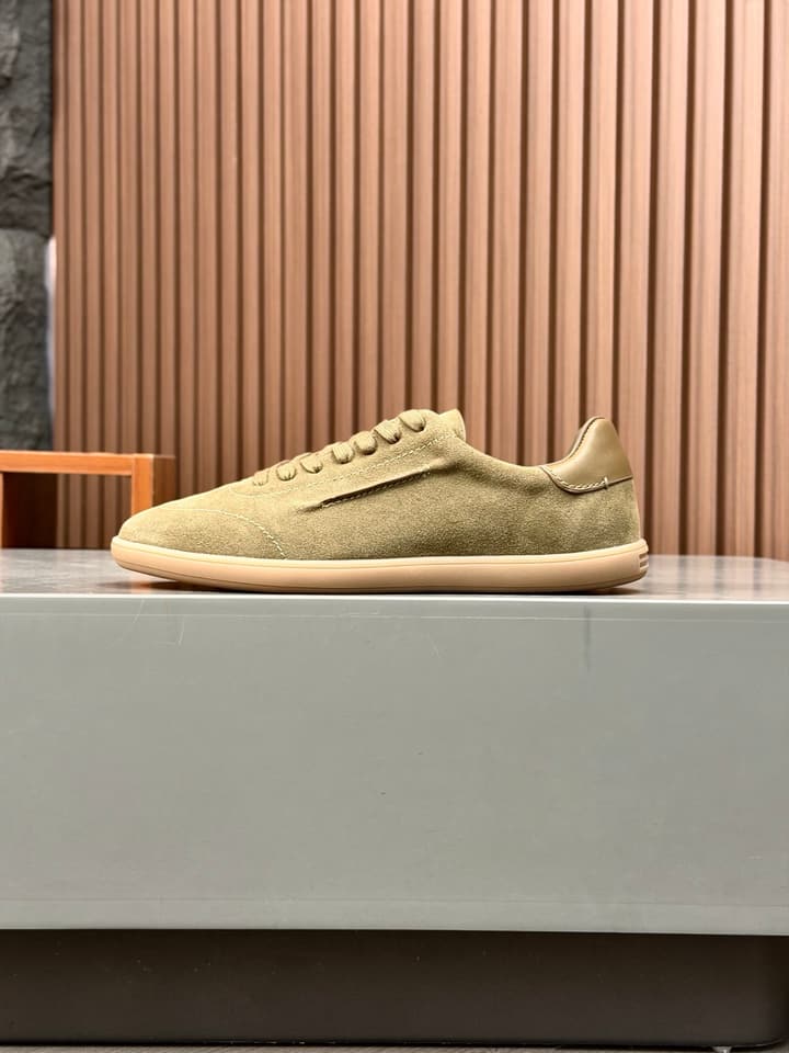 Zegna Old Money Suede Casual Sneakers